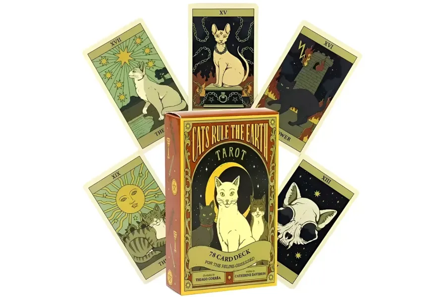 Whimsical Cat Tarot Card Set