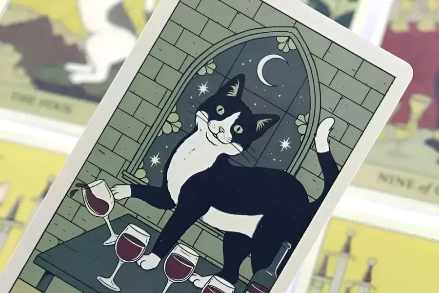 Cat-Themed Tarot Cards