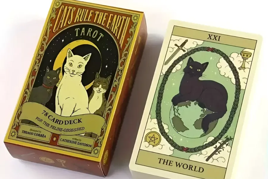 Cat-Themed Tarot Cards